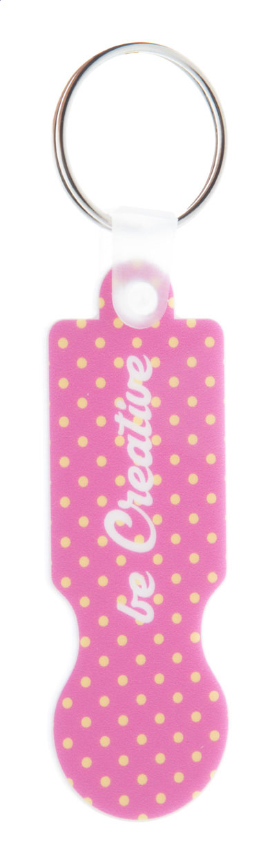 Portachiavi con gettone personalizzabile- AP718371
