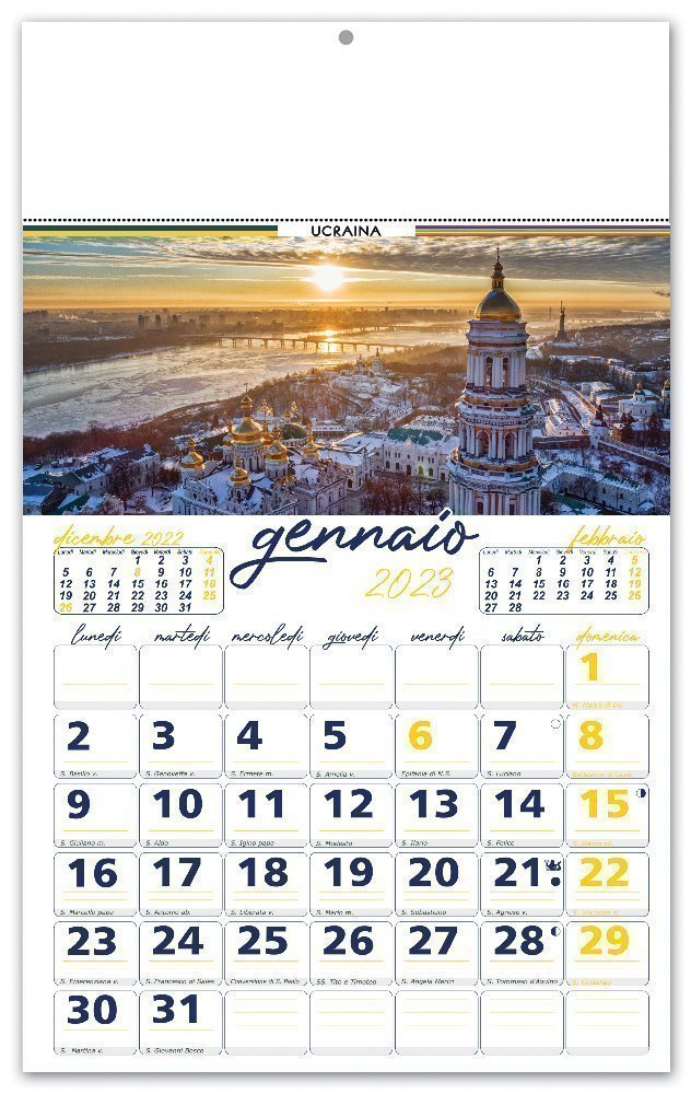 Calendario Illustrato &ldquo;Viaggi nel Mondo&rdquo; - C0202