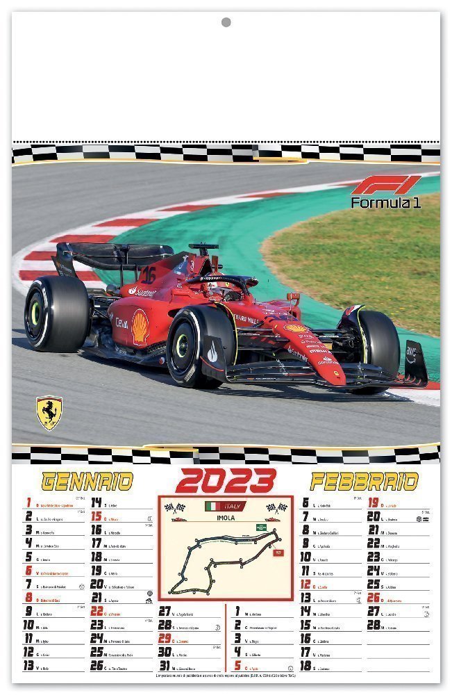 Calendario Illustrato &ldquo;F1&rdquo; - C0218