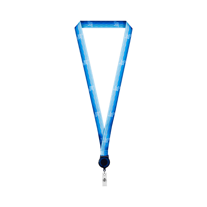 Lanyard con Roller Clip. Lanyard stampa sublimazione - AP718362