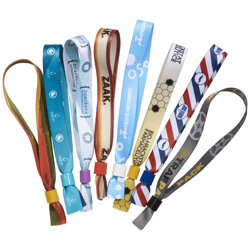 Braccialetto in tessuto con Chiusura Non Removibile