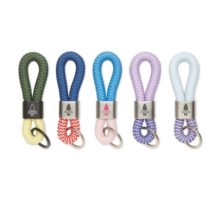 Portachiavi con fibbia e anello