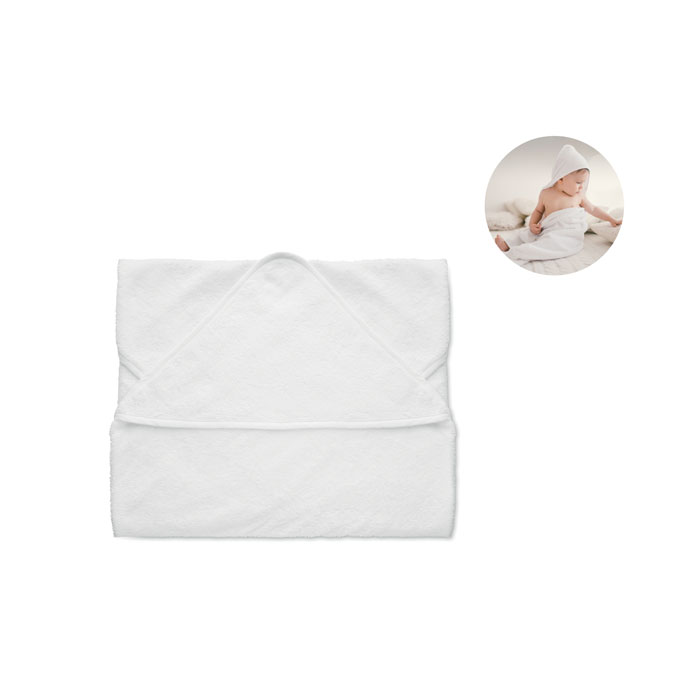 HUGME. Telo in cotone con cappuccio - MO2253