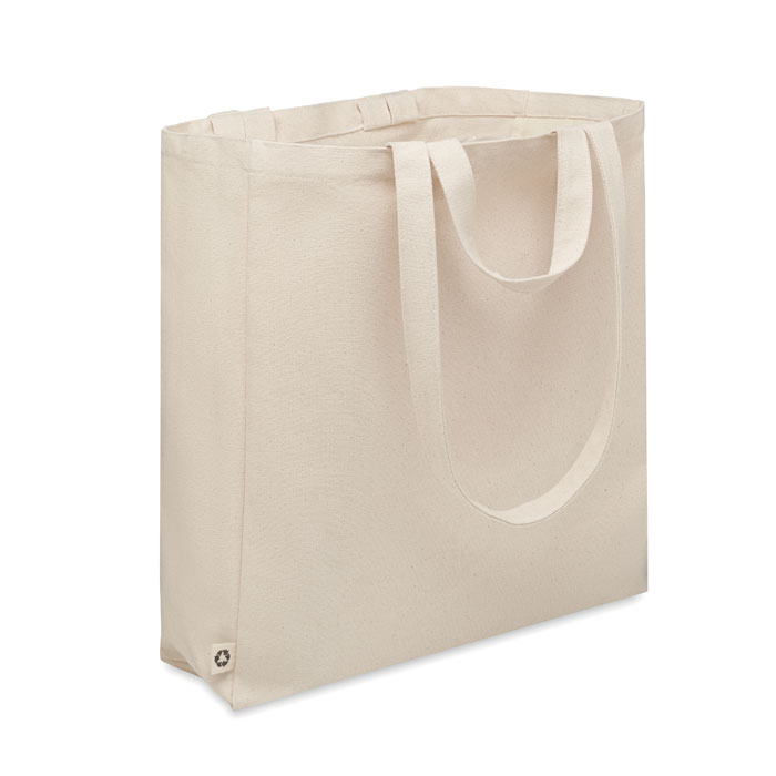 Shopper in cotone riciclato con soffietto &ndash; MO6749