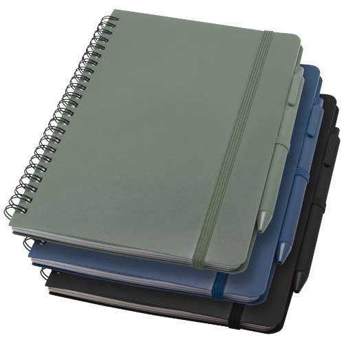 Blocco note A5 e penna inchiostro nero Carta FSC - 107901