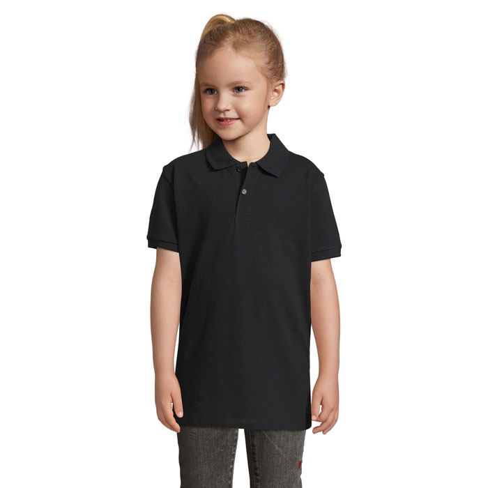Polo per bambini in cotone piqu&eacute; 180g - S02948