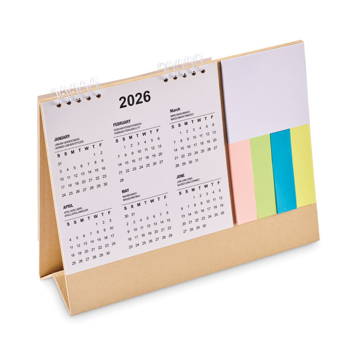 Calendario da tavolo con memopad - MO2756