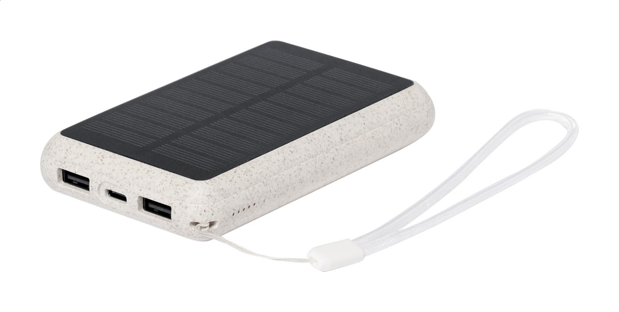 Power bank solare in plastica eco - AP733392