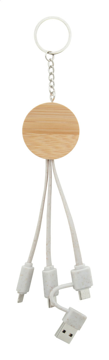 Portachiavi con cavi di ricarica USB - AP864040