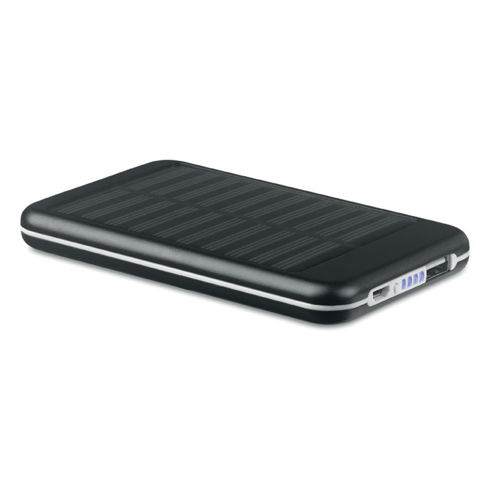 Power bank solare 4000 mAh in alluminio - MO9075