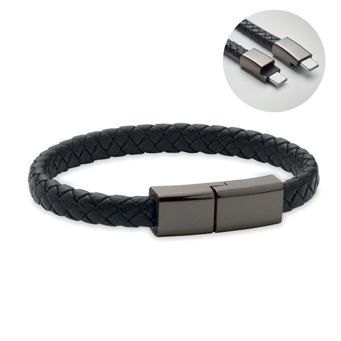 Bracciale con cavo di ricarica tipo-C - MO2646