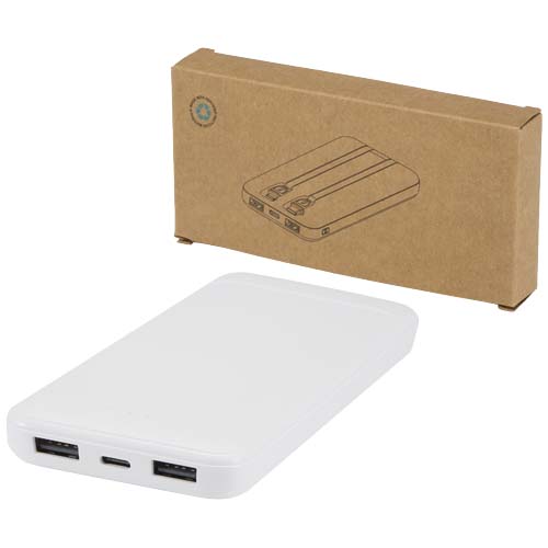 Power bank da 10.000 mAh con 2 cavi integrati - 124459