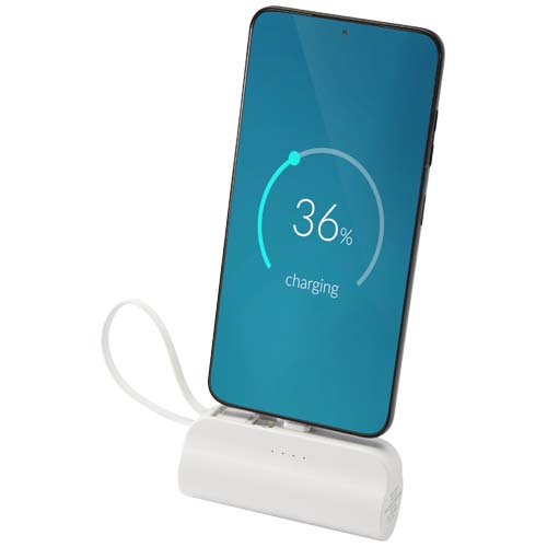 Power bank Tipo-C con supporto ribaltabile integrato - 124472