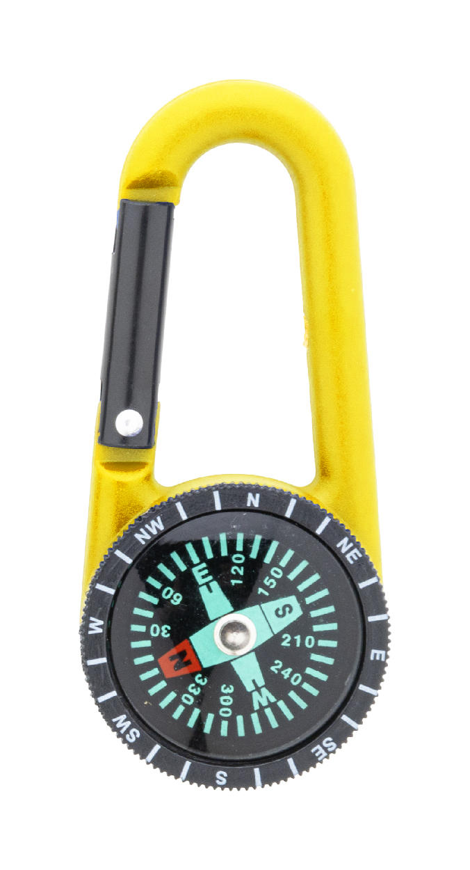 Edmund. moschettone con bussola