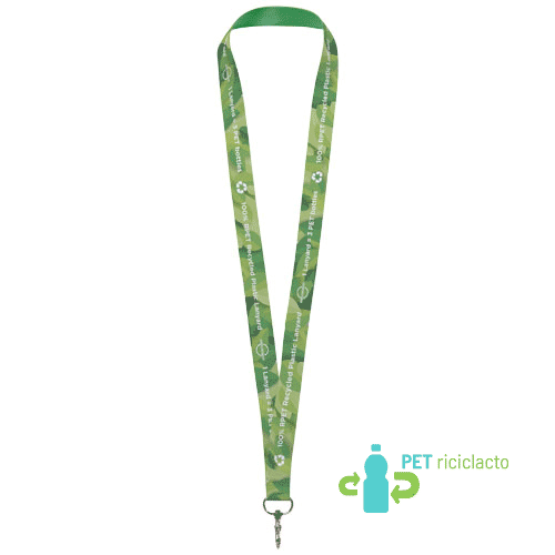 Lanyard in Pet riciclato 25 mm